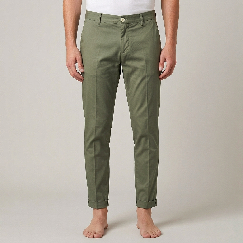 Pantaloni raso di cotone 9390LUX26