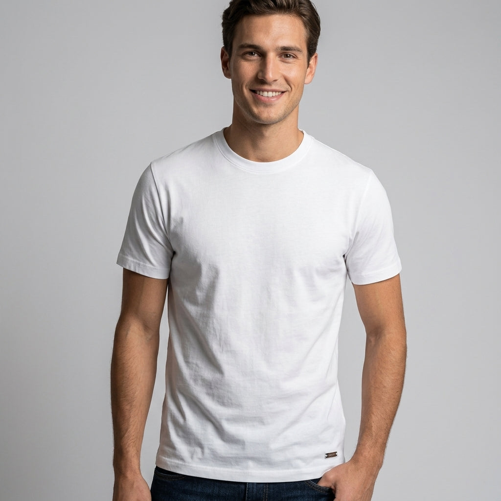T-shirt uomo basic in cotone MK21001 - MARKUP