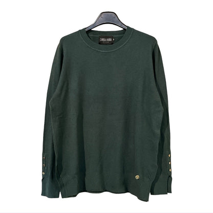 Maglia donna basic viscosa con spacchetti CM390 - CAROLA MARIA