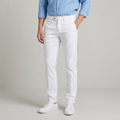 Pantalone uomo raso di cotone MARSIGLIA76 - REVISION