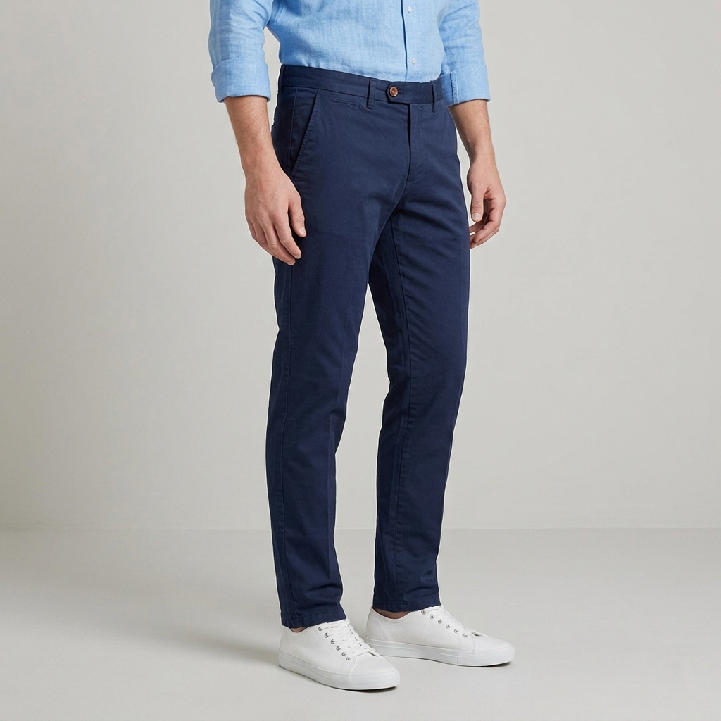 Pantalone uomo raso di cotone MARSIGLIA76 - REVISION