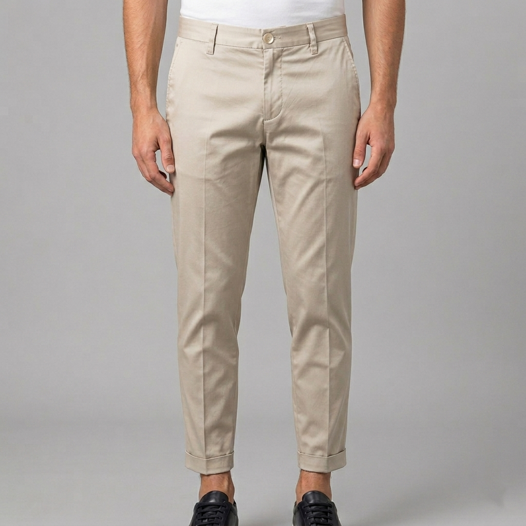 Pantaloni raso di cotone 9390LUX26