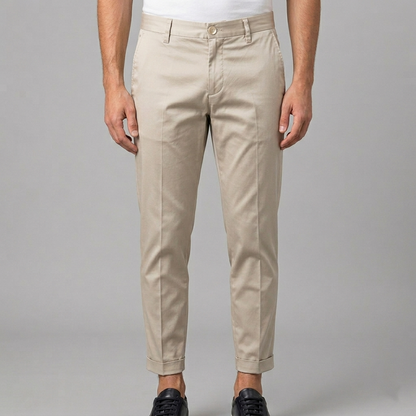 Pantaloni raso di cotone 9390LUX26