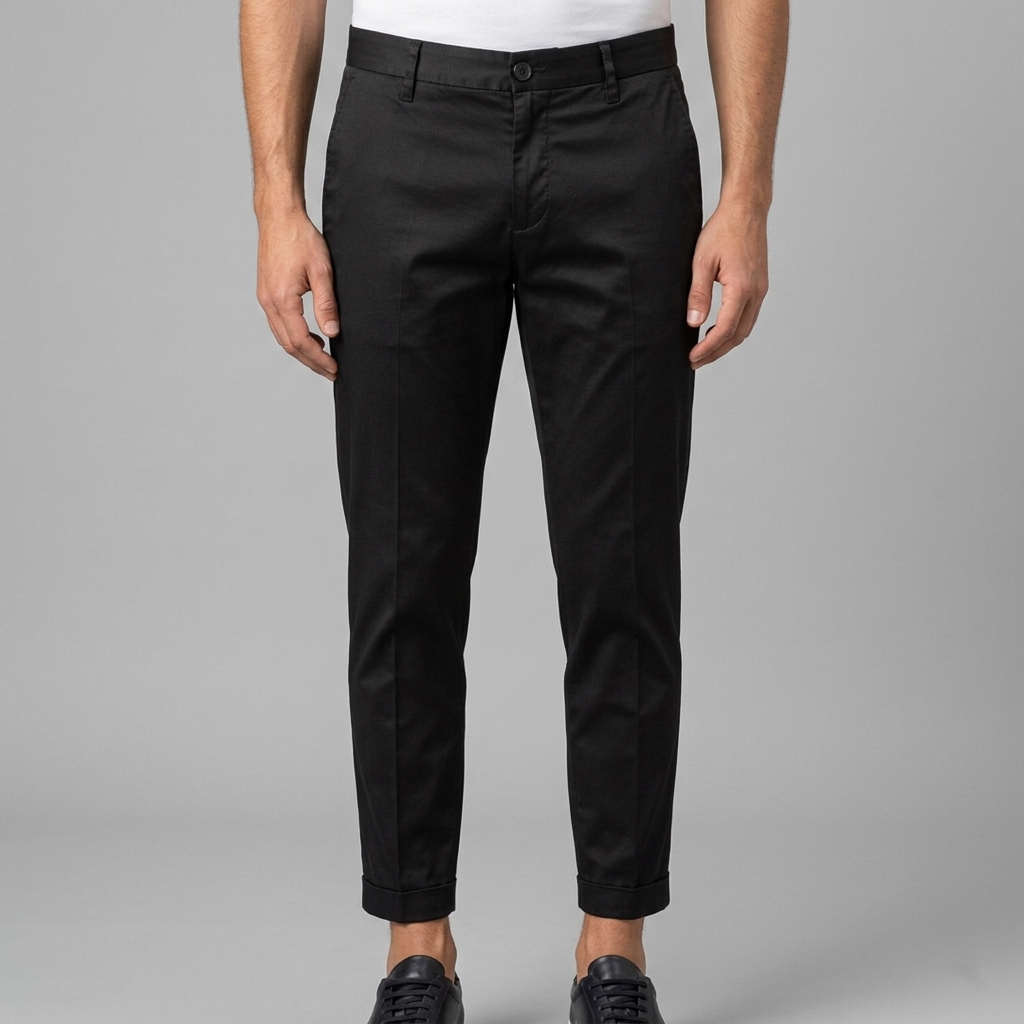 Pantaloni raso di cotone 9390LUX26