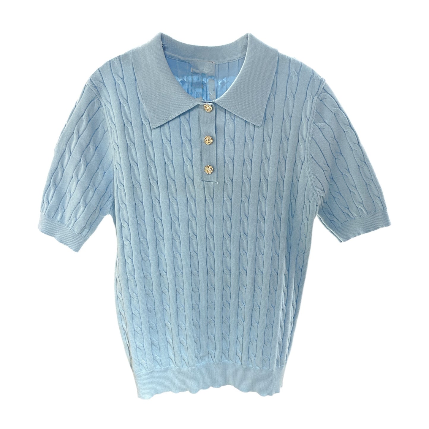 Maglia modello polo trecce MAG259 - FRANZESE