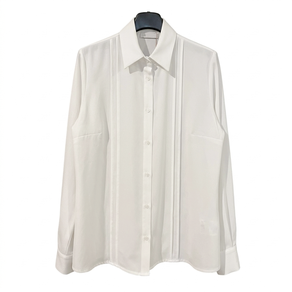 Camicia tessuto fluido collo raso 1032 - MAYA