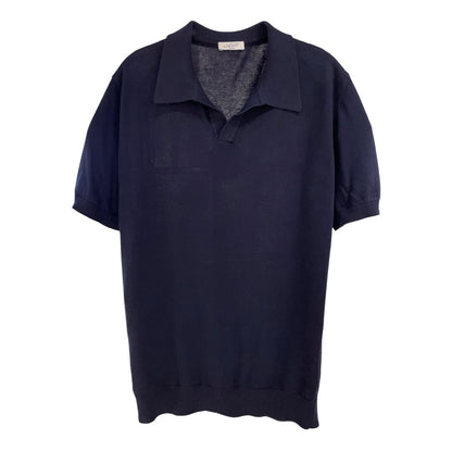 Polo uomo senza bottoni in filo di cotone extra-fine MA8352