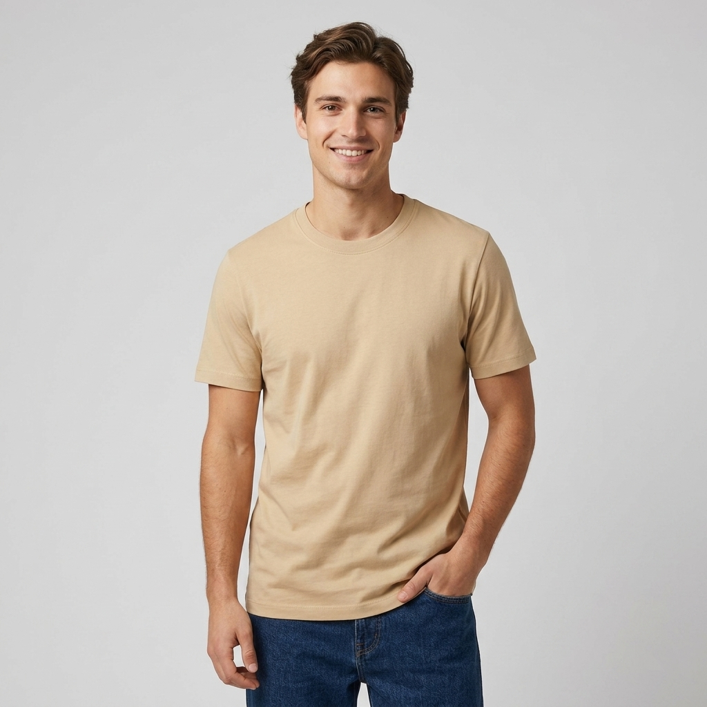 T-shirt basic in cotone elasticizzato MT100 - GALERIE