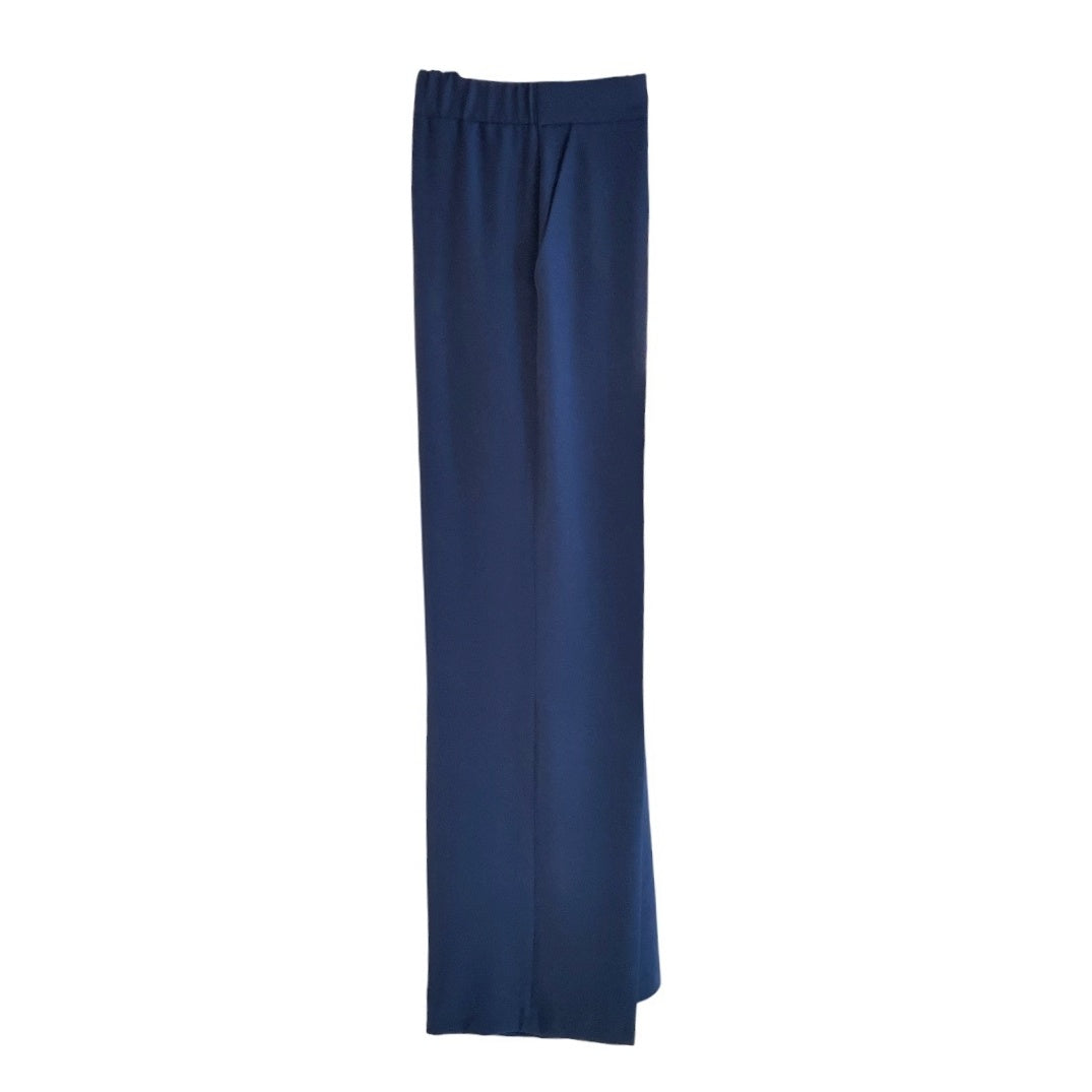 Pantalone donna palazzo tessuto fluido 02901 - ELENA CASALI