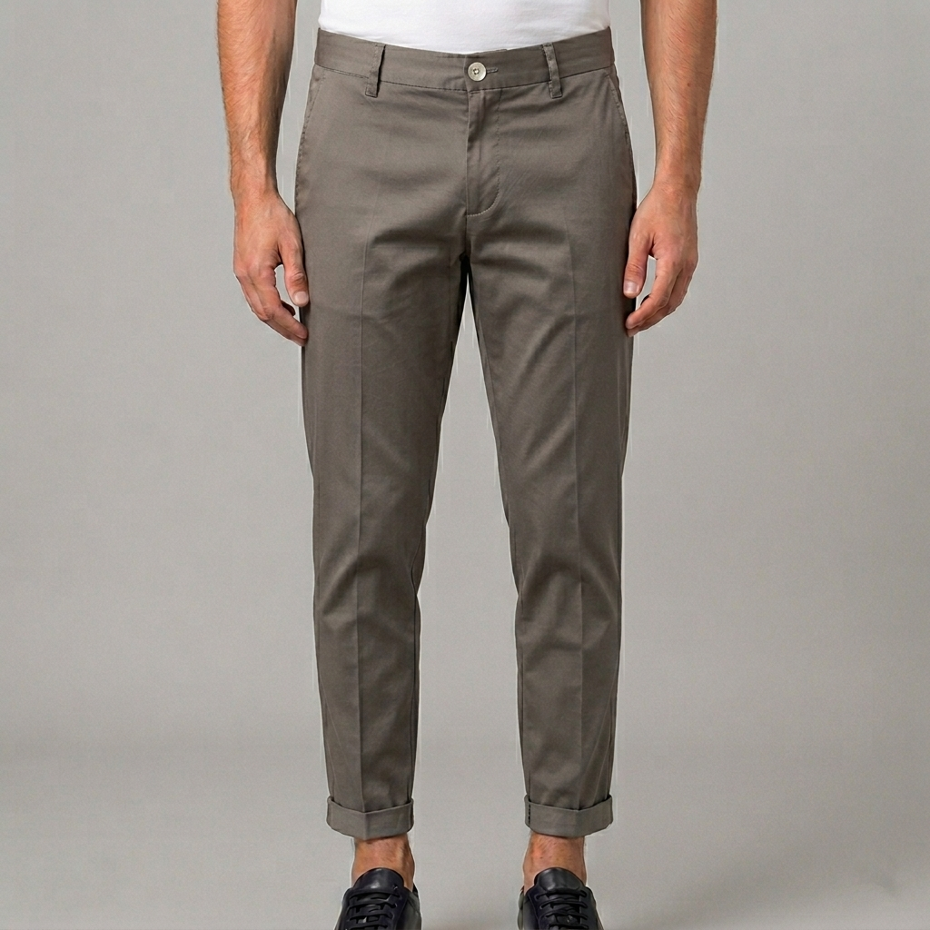 Pantaloni raso di cotone 9390LUX26