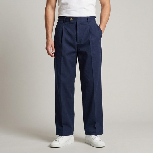 Pantalone uomo cotone gamba dritta MP429 - GALERIE