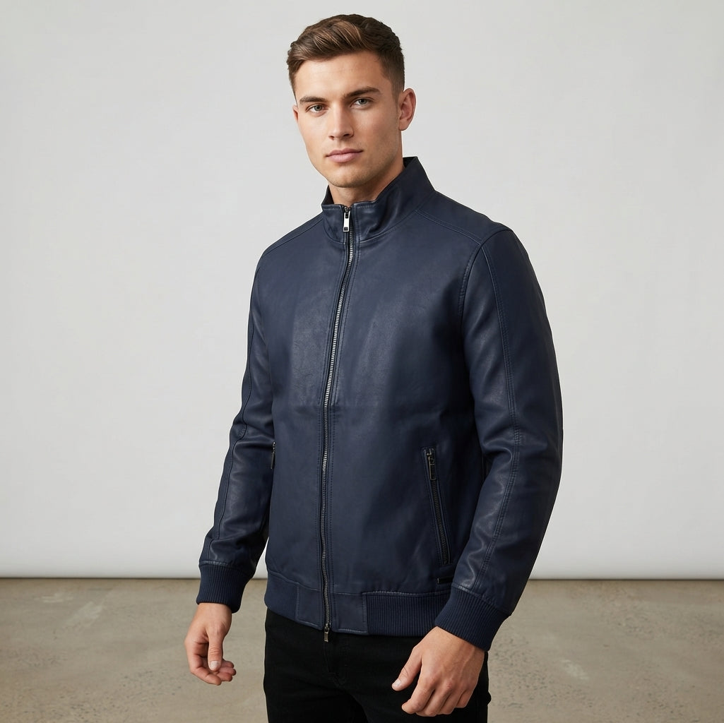 Giubbino uomo bomber ecopelle MK24005 - MARKUP