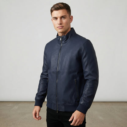Giubbino uomo bomber ecopelle MK24005 - MARKUP