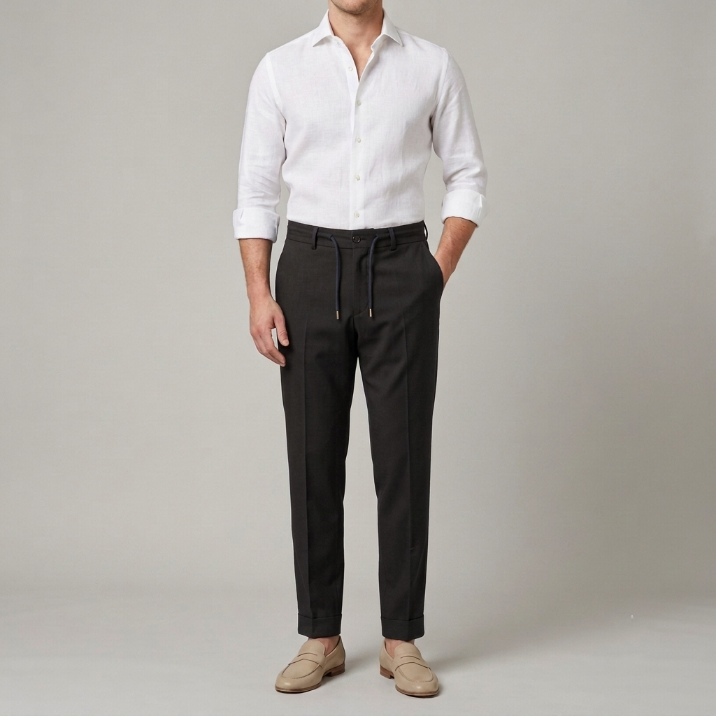 Pantalaccio uomo fresco lana ISCHIA-BOSS26 - L'UOMO SARTORIALE