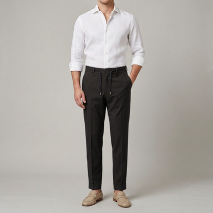 Pantalaccio uomo fresco lana ISCHIA-BOSS26 - L'UOMO SARTORIALE