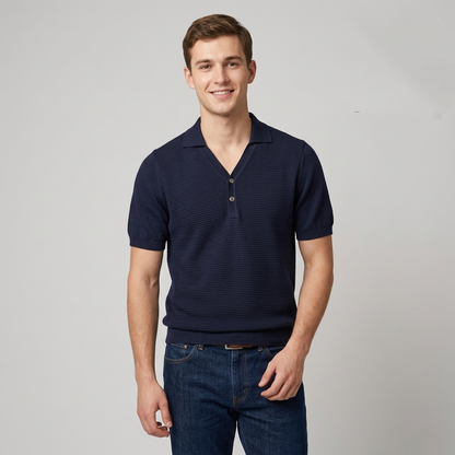 Polo in tessuto lavorato MPL919 - GALERIE