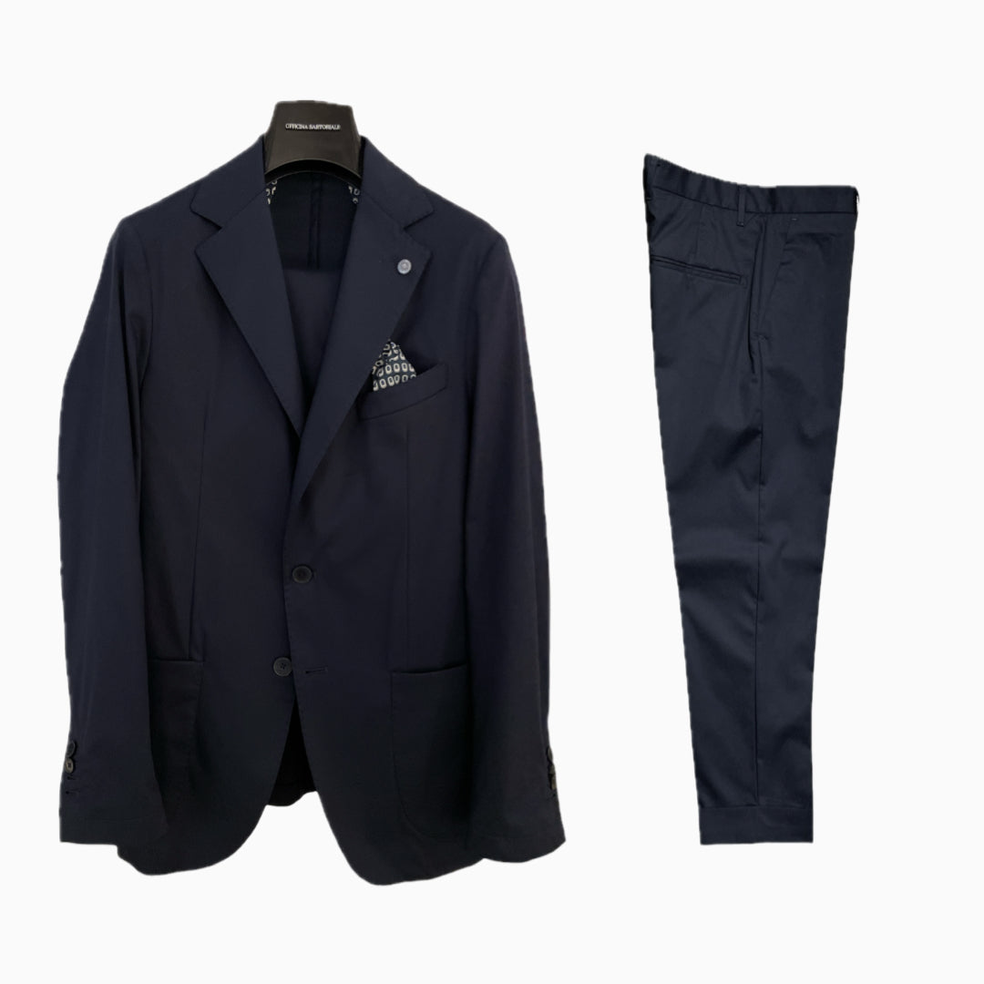 Abito uomo slim fit in cotone SANREMO-NAP - L'UOMO SARTORIALE