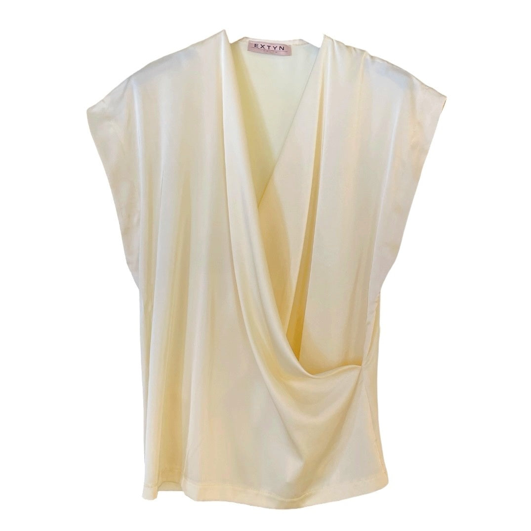 Top in raso scollo incrocio 28D179 - EXTYN