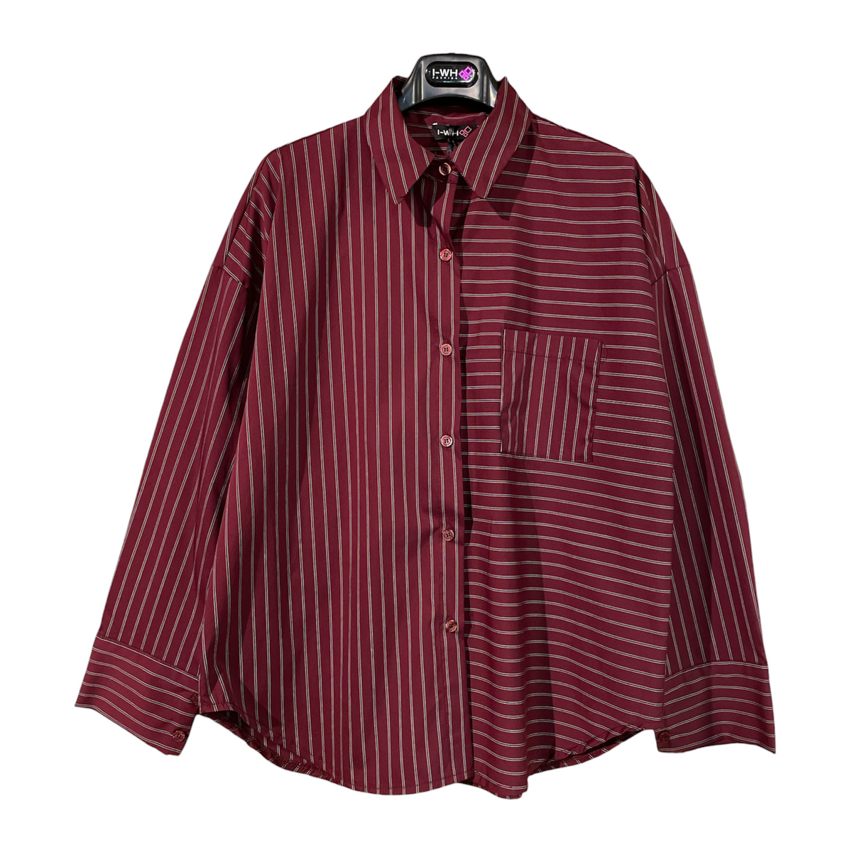 Camicia donna oversize in cotone 24047