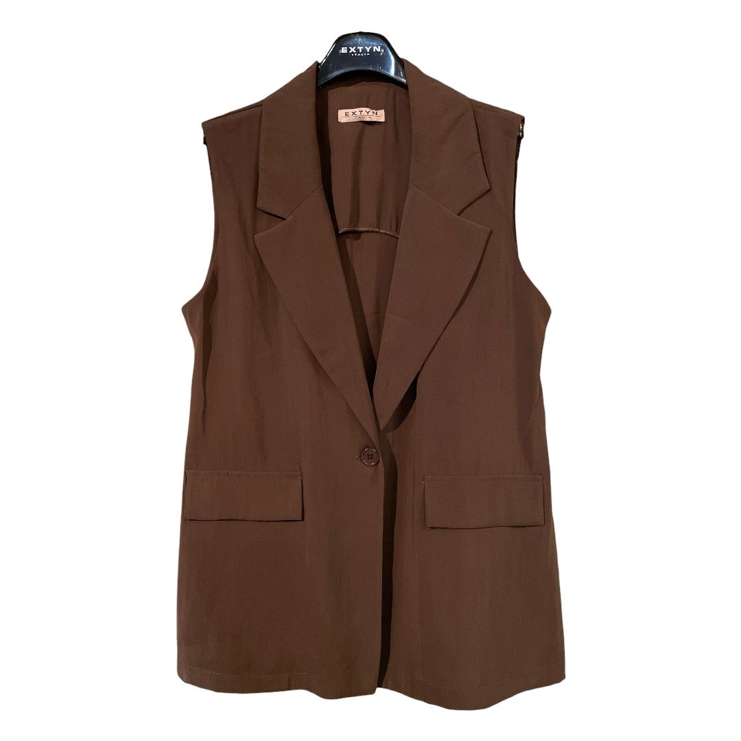 Gilet tessuto cupro viscosa 05D341 - EXTYN