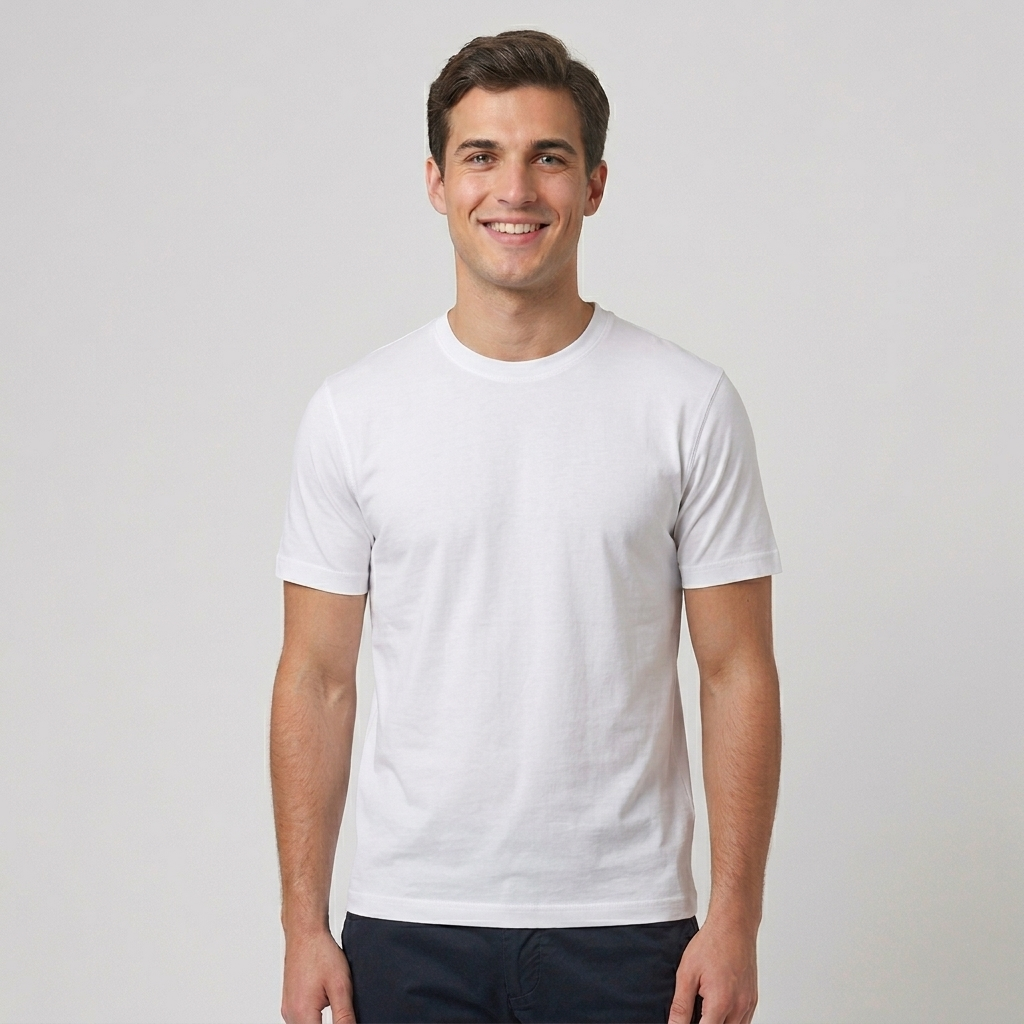 T-shirt basica in cotone MK11008 - MARKUP