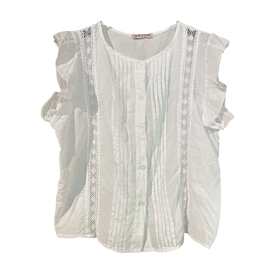 Camicia inserti in pizzo 28D364 - EXTYN