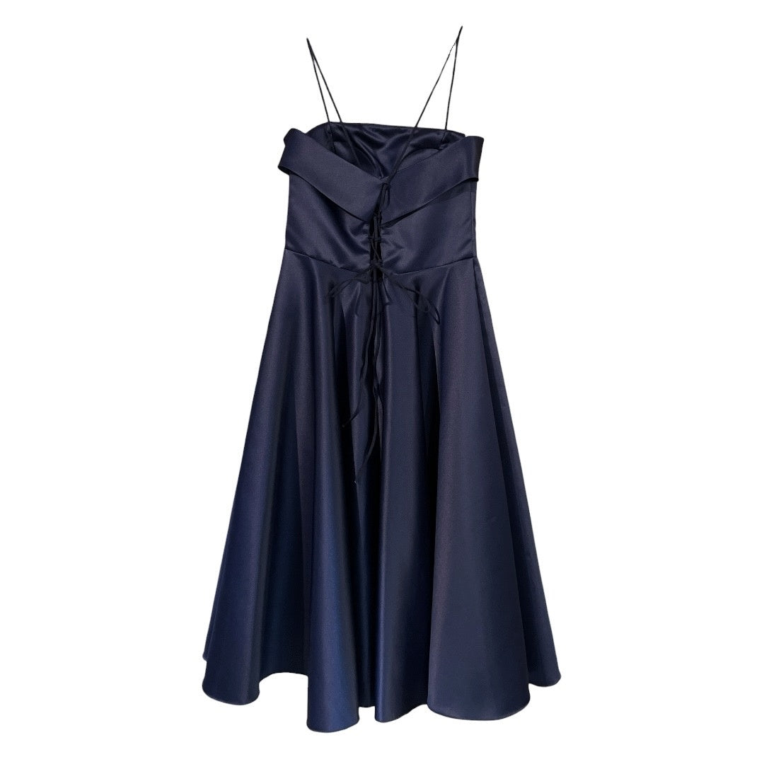 Vestito elegante in raso 51195 - FRANZESE