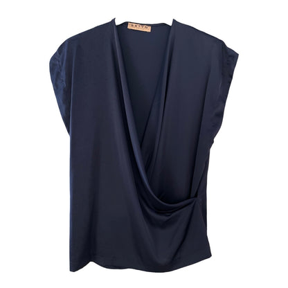 Top in raso scollo incrocio 28D179 - EXTYN