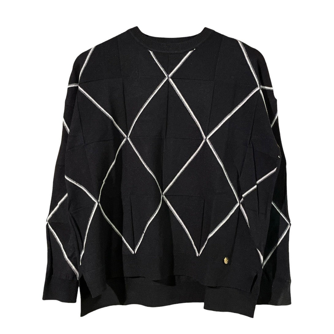 Maglia donna motivo rombi CM393 - CAROLA MARIA