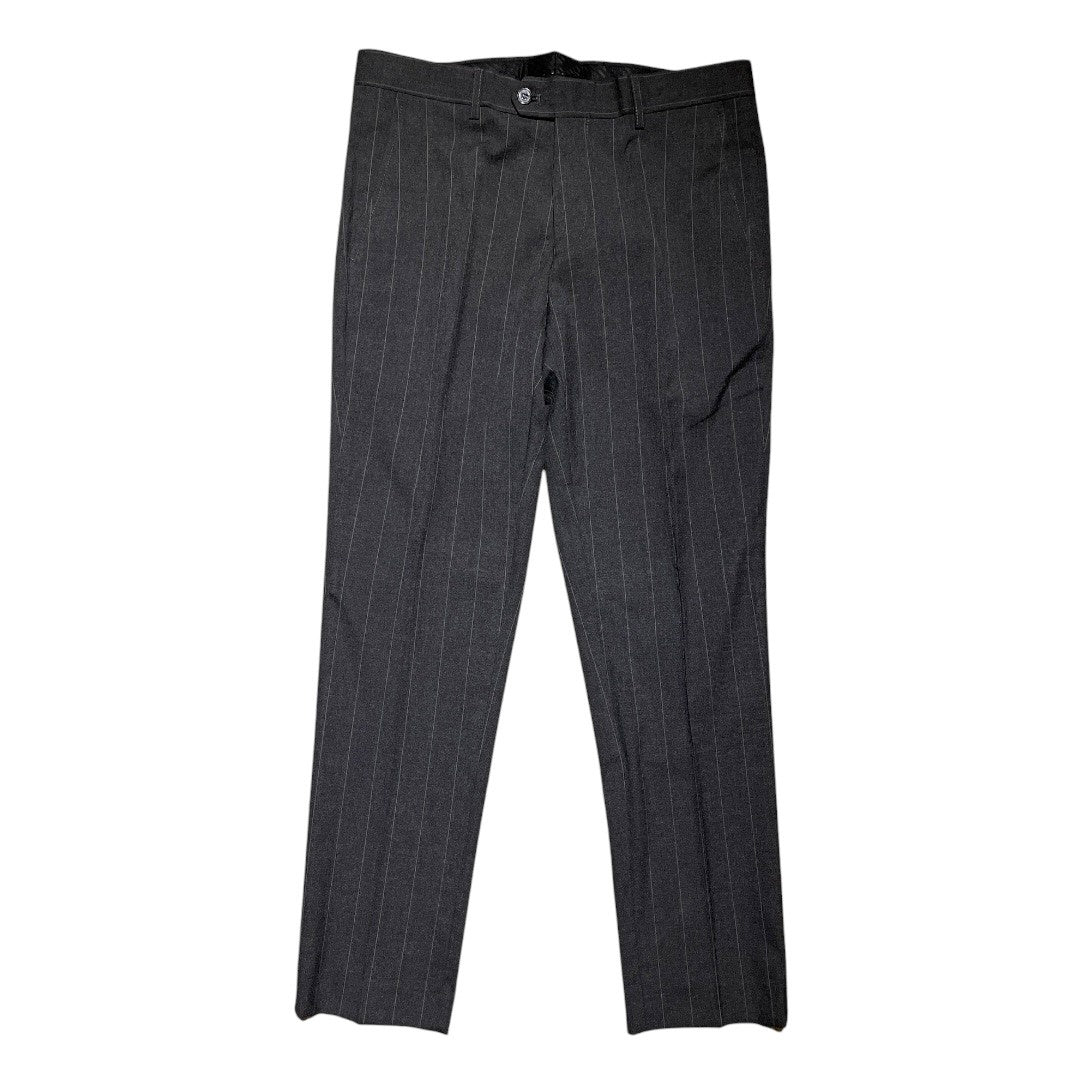 Abito uomo slim fit motivo gessato RIGA09
