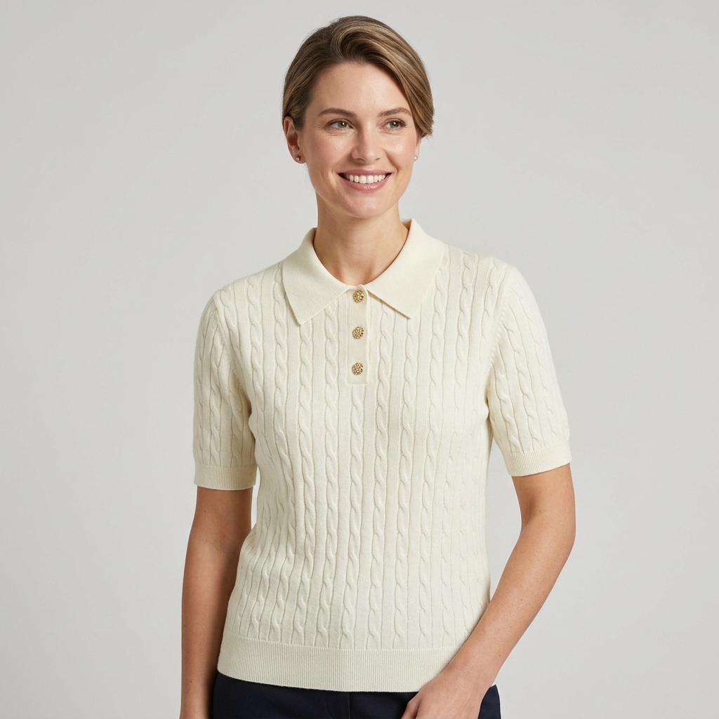 Maglia modello polo trecce MAG259 - FRANZESE