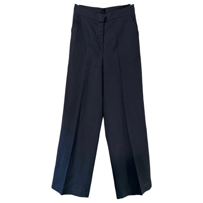 Pantalone donna palazzo tessuto lino/viscosa 04D225 - EXTYN