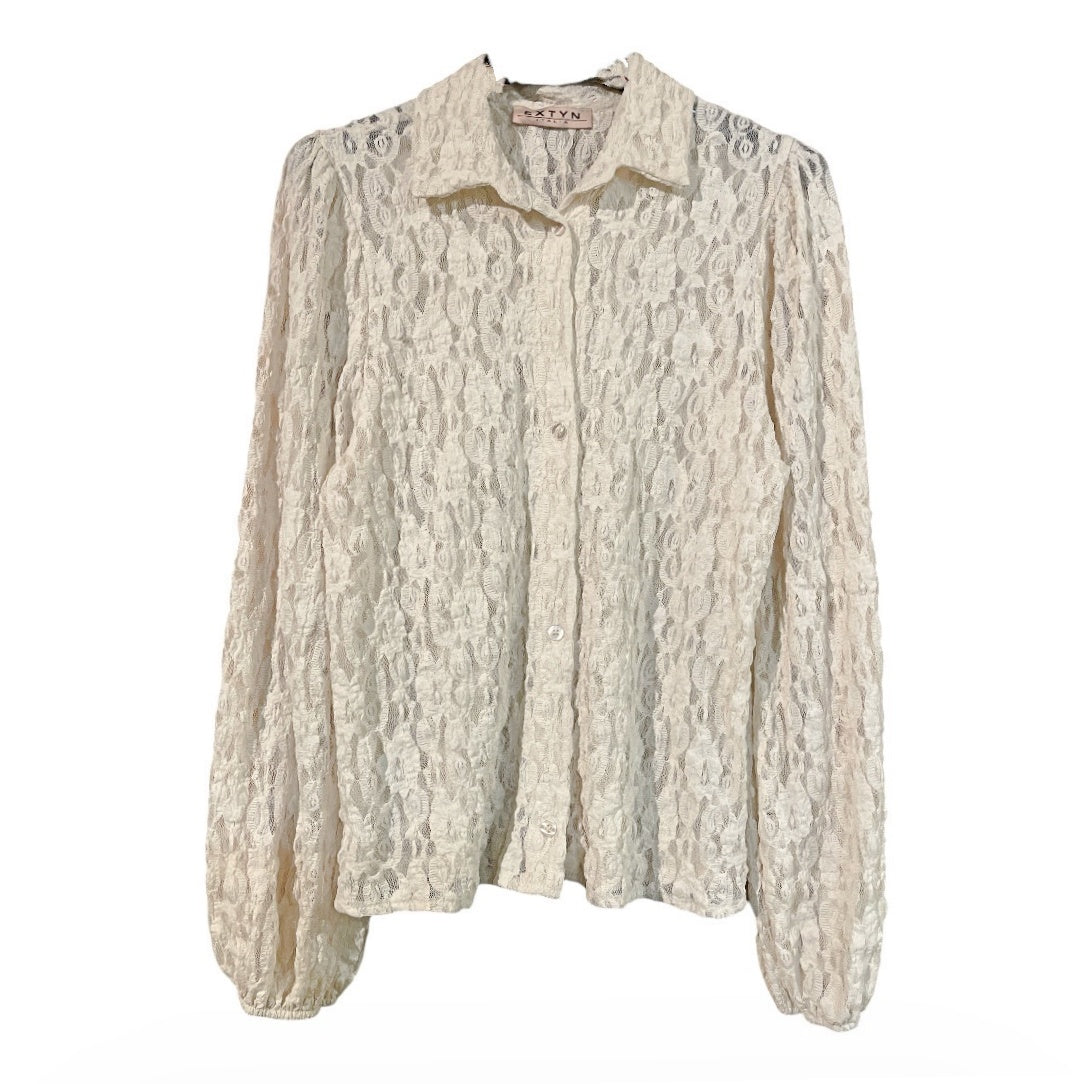 Camicia in pizzo 28D252 - EXTYN