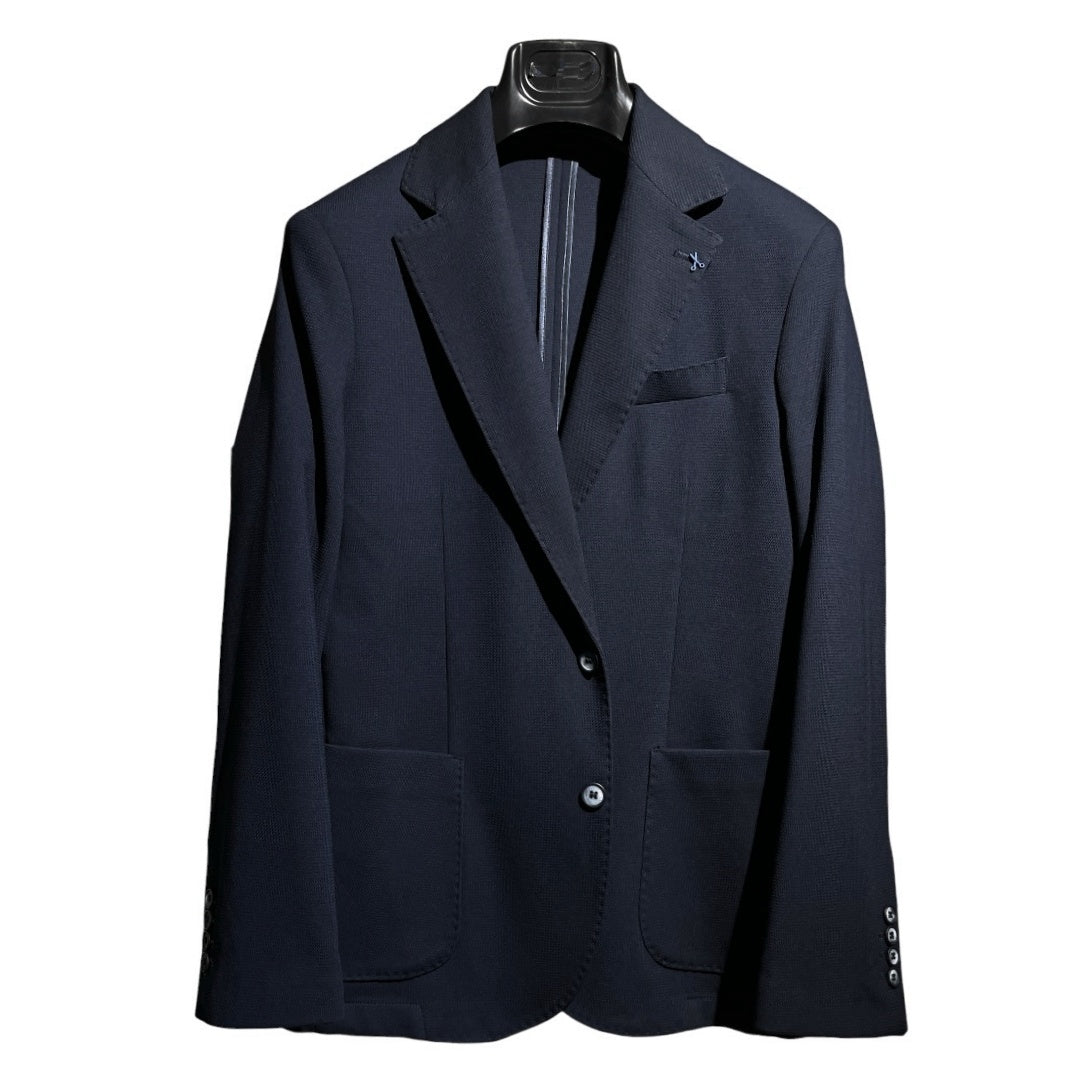 Giacca uomo slim fit tessuto lavorato CARMELO