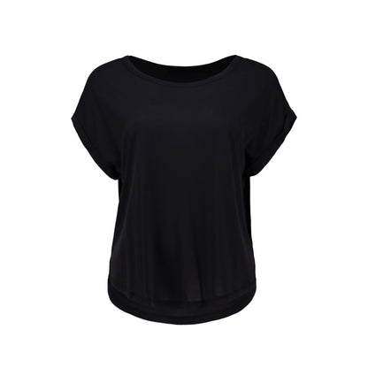 T-shirt donna basica in tessuto modal SE44NTA - HAILYS