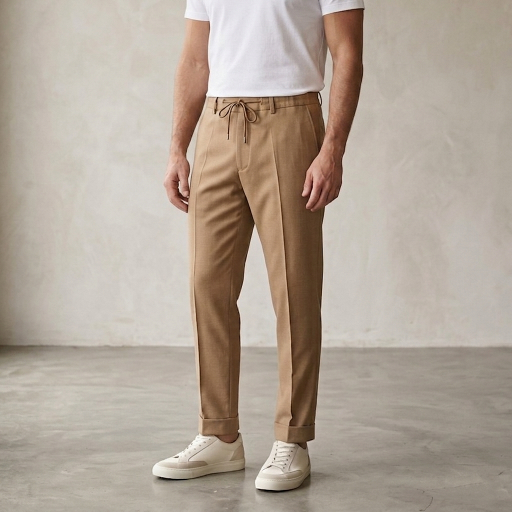 Pantalaccio uomo tessuto grisaglia ISCHIA-BREMA - L'UOMO SARTORIALE