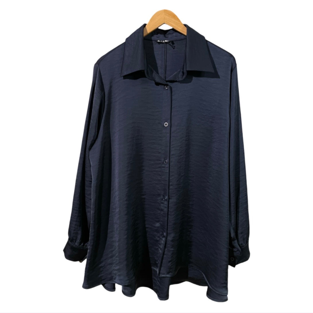 Camicia donna oversize in raso 762224