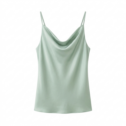 Top raso scollo cascata 9792 - FRANZESE