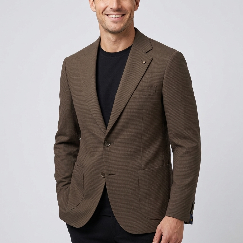 Giacca uomo slim fit tessuto lavorato TACO - FRANZESE