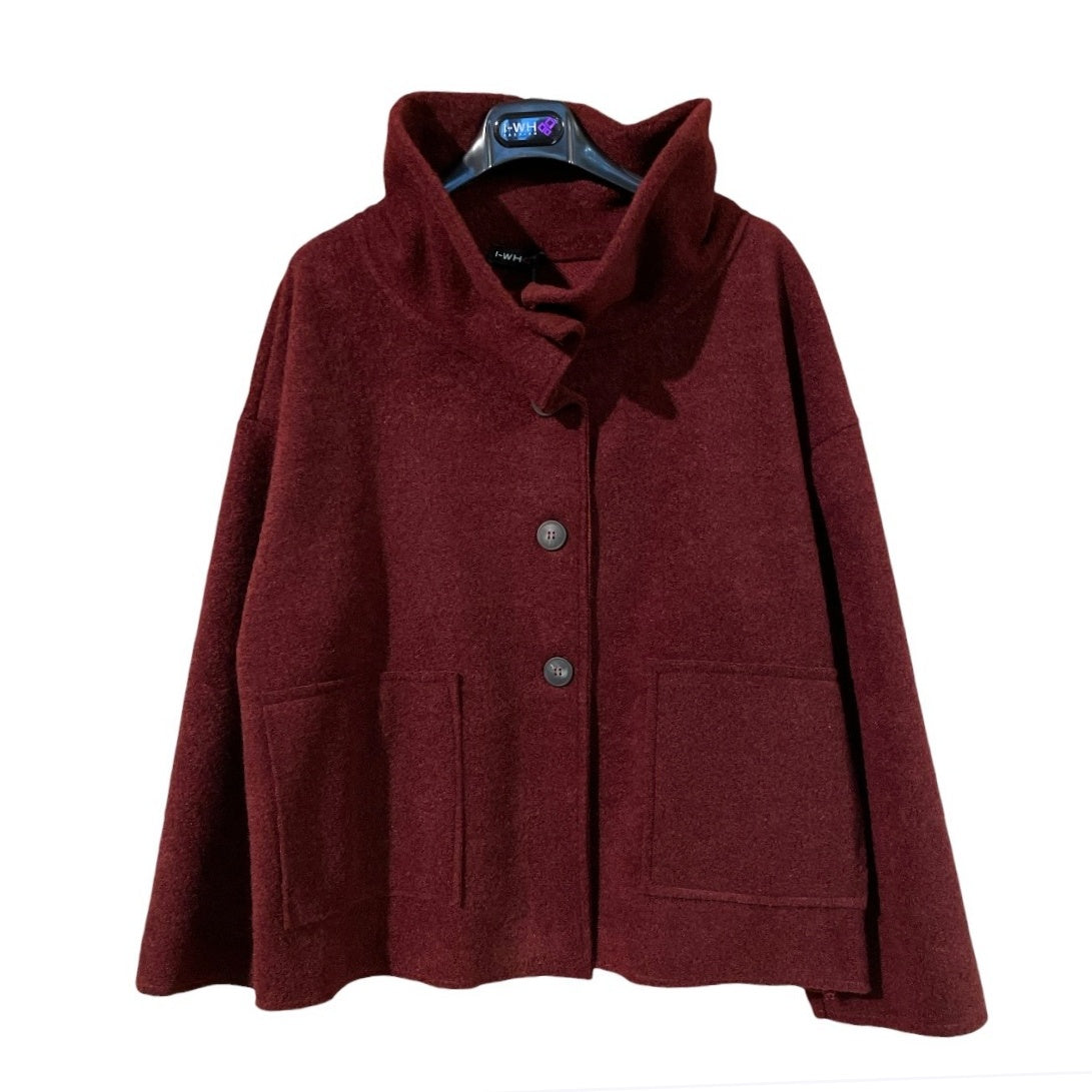 Cappa donna tessuto bouclé 3801