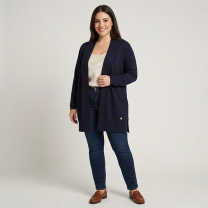 Cardigan donna modello spolverino CM388 - CAROLA MARIA