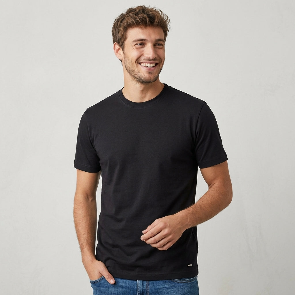 T-shirt uomo basic in cotone MK21001 - MARKUP