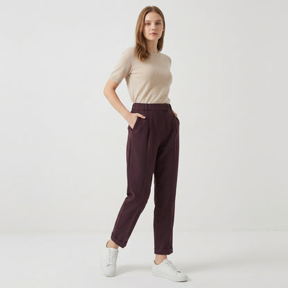 Pantalone donna elastico in vita B98108 - AVENUE