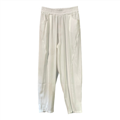 Pantalone barrel fit viscosa cupro 04D342 - EXTYN