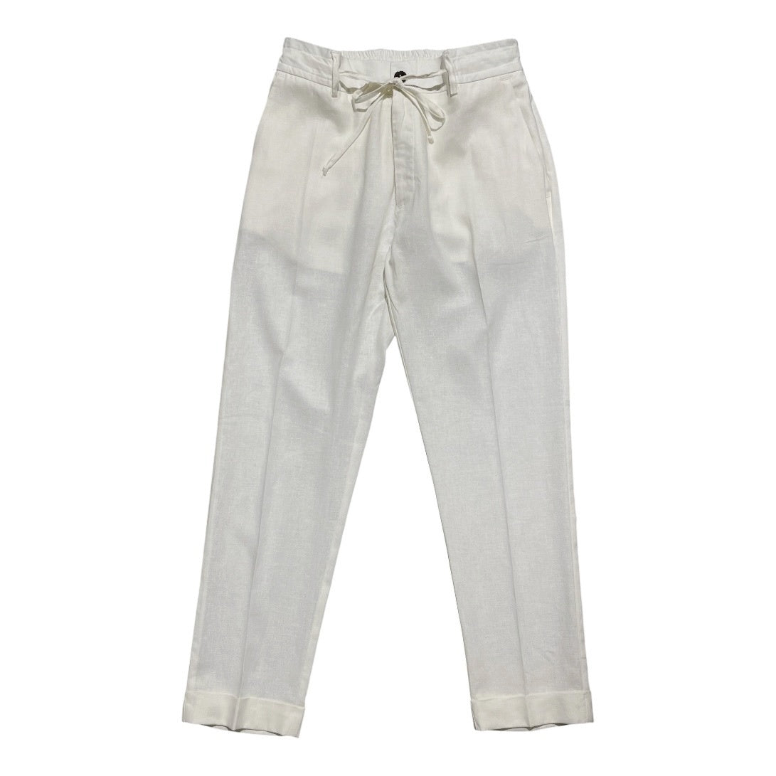 Pantalaccio tessuto goffrato lino e viscosa ISCHIA-LINOZERO