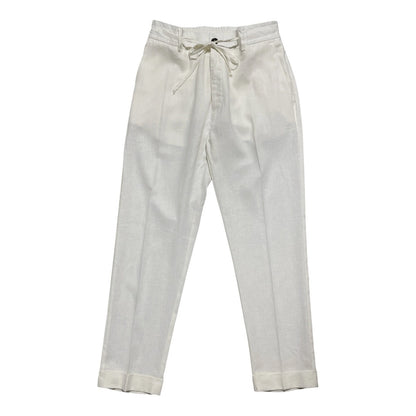 Pantalaccio tessuto goffrato lino e viscosa ISCHIA-LINOZERO
