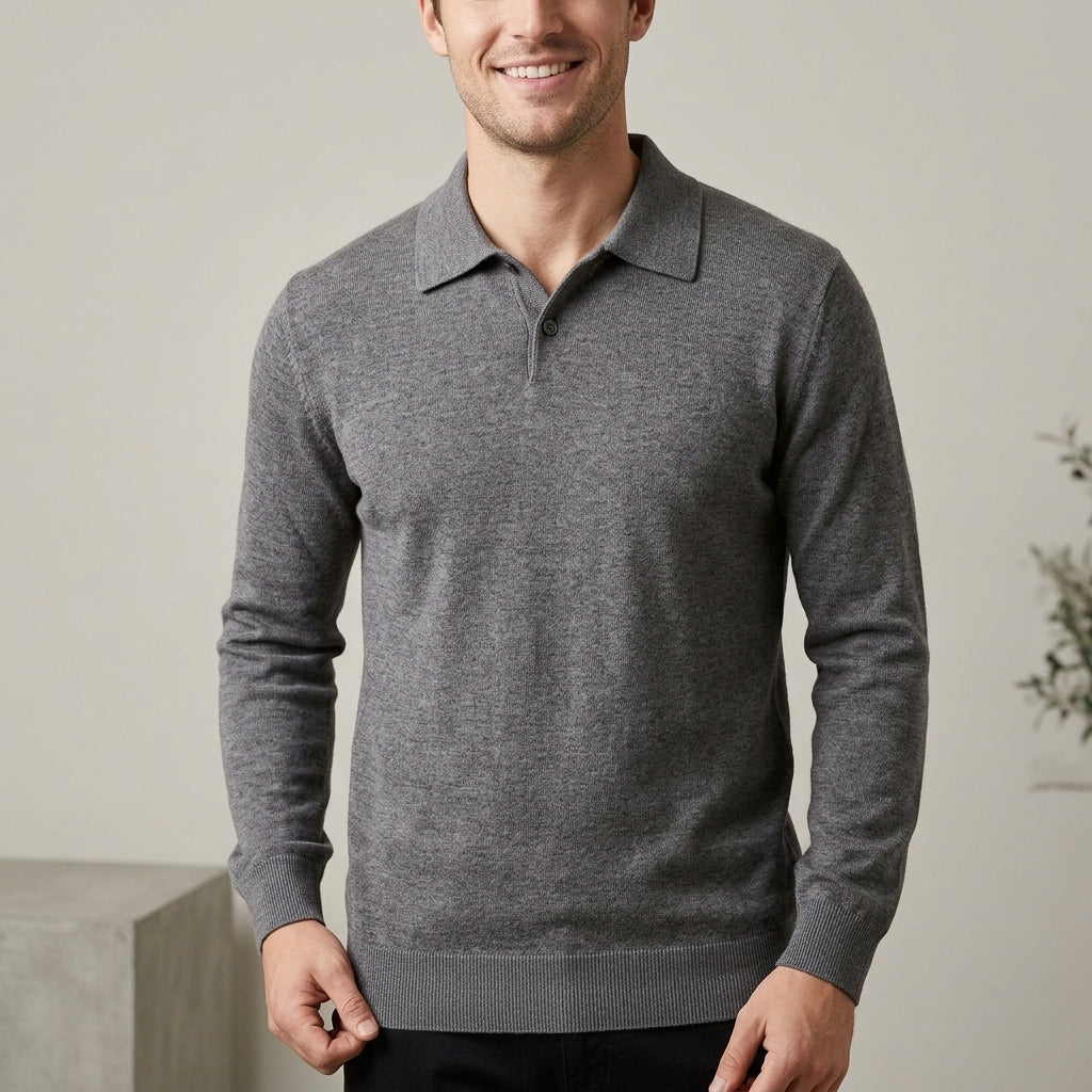 Maglia polo uomo misto lana soft touch MM935 - GALERIE