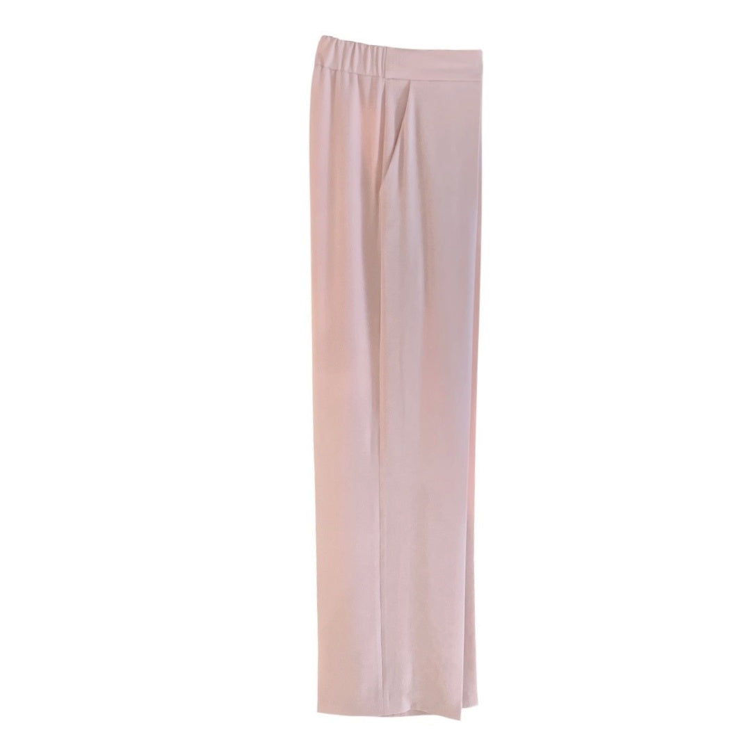 Pantalone donna palazzo tessuto fluido 02901 - ELENA CASALI