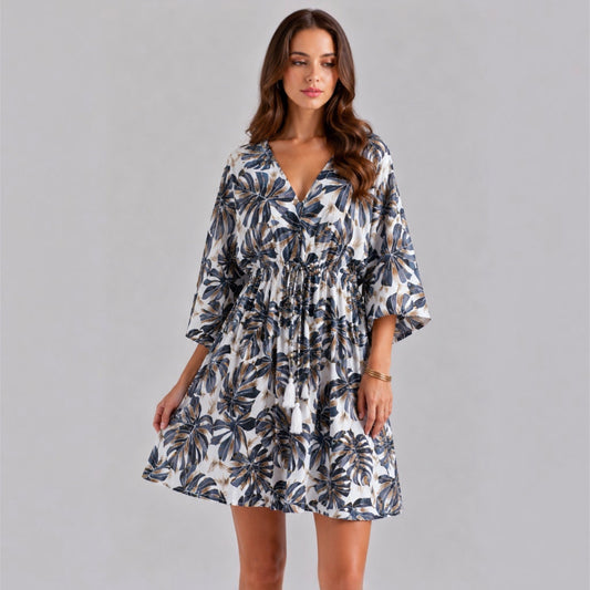 Vestito maniche pipistrello 128-5