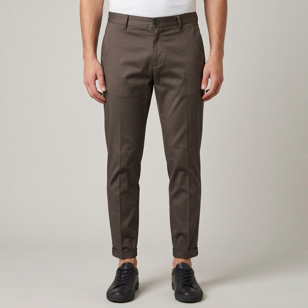 Pantaloni raso di cotone 9390LUX26